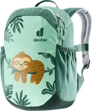 Deuter Pico teal children's backpack with front pocket