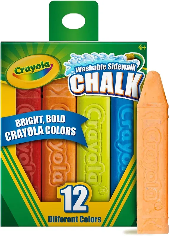 Crayola 12-count sidewalk chalk set