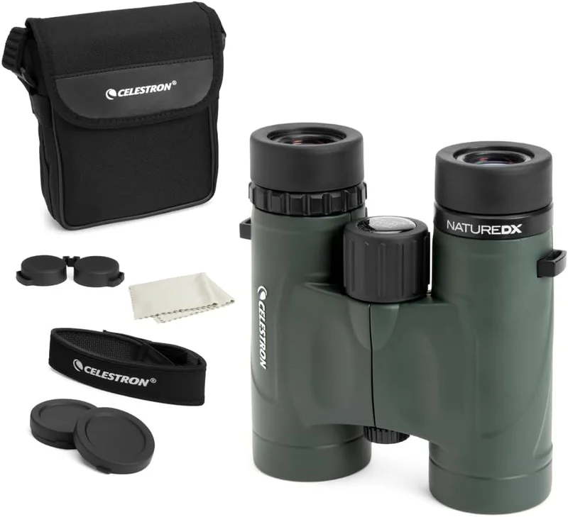 Celestron Nature DX 8x32 Compact Lightweight Travel Binoculars